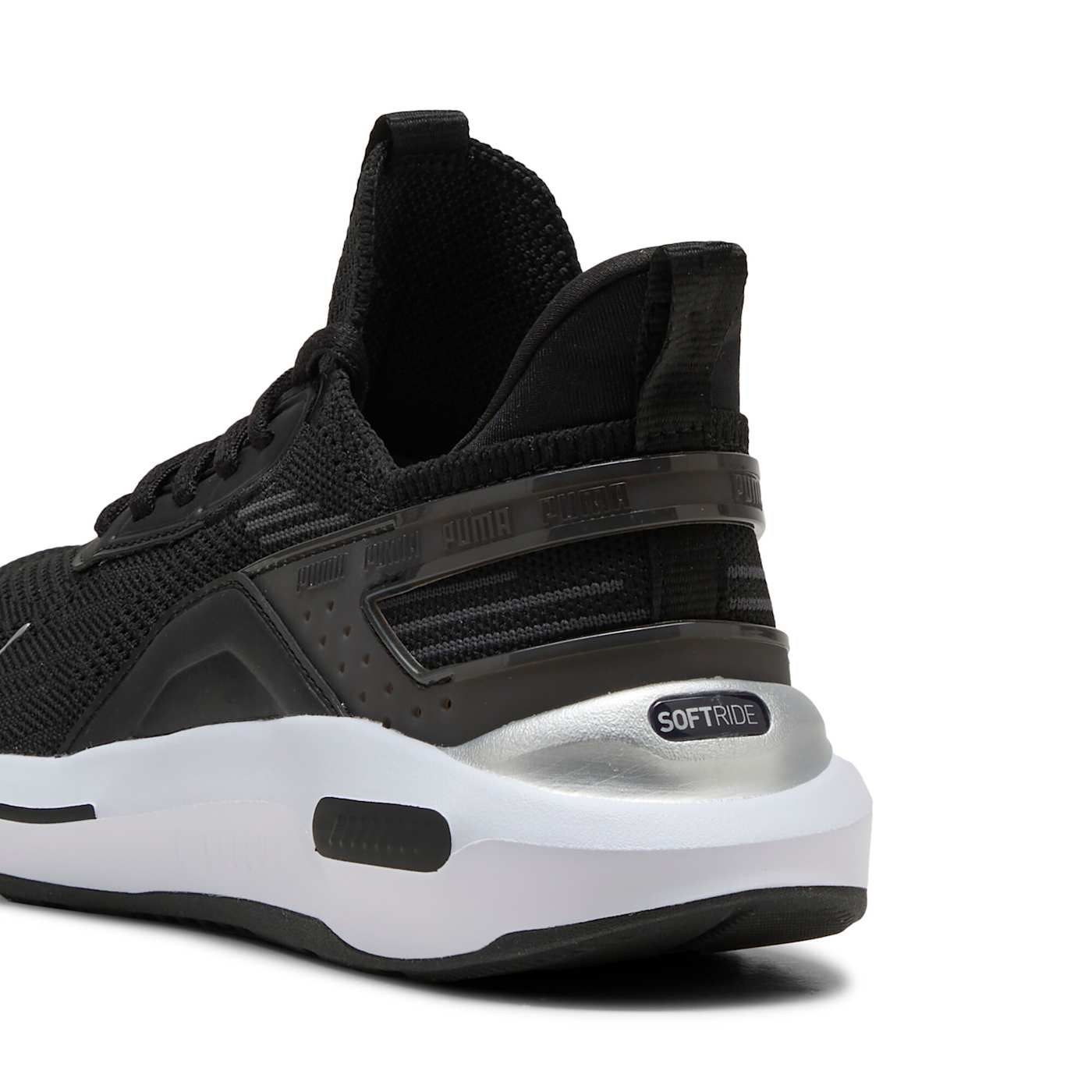 Softride Enzo 5 Hype Men's Shoes - PUMA Black-PUMA Whi - Back / Heel View