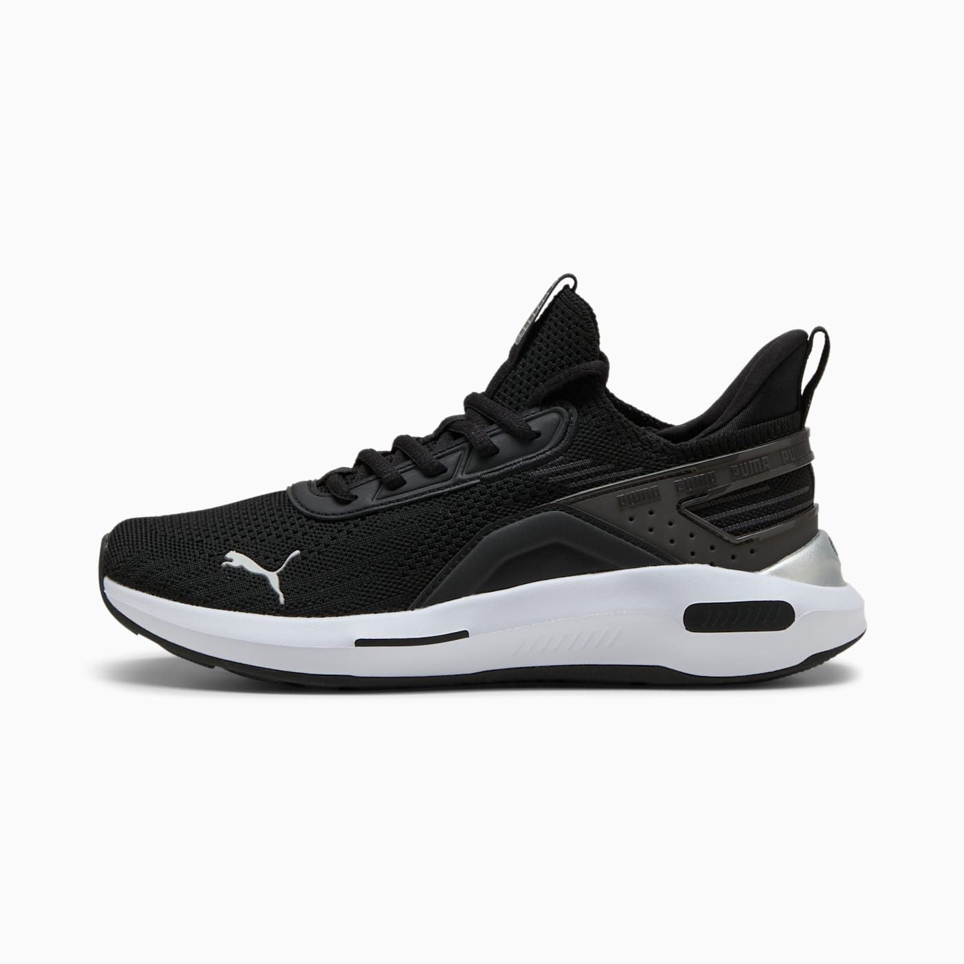 Softride Enzo 5 Hype Men's Shoes - PUMA Black-PUMA Whi - Side Profile - Lateral
