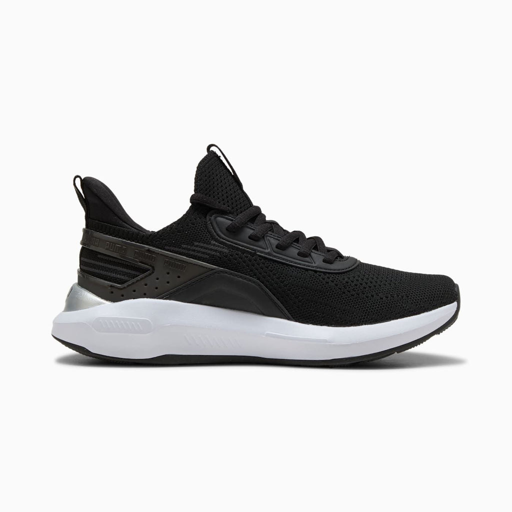 Softride Enzo 5 Hype Men's Shoes - PUMA Black-PUMA Whi - Side Profile - Medial