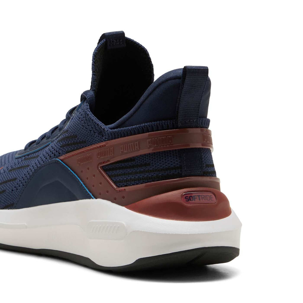 Softride Enzo 5 Hype Men's Shoes - PUMA Navy-Bordeaux - Back / Heel View