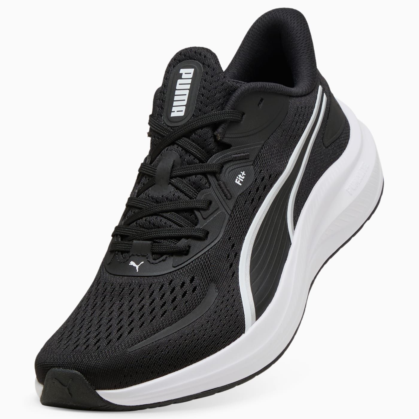 Skyrocket Lite 2 Men's Shoes - PUMA Black-PUMA White-P - Angled Studio / Lifestyle Shot