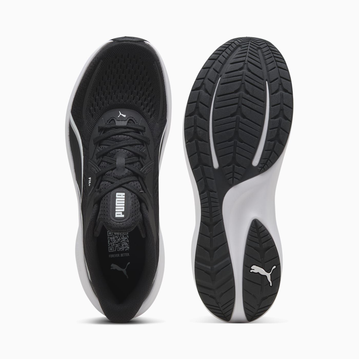 Skyrocket Lite 2 Men's Shoes - PUMA Black-PUMA White-P - Top View and Outsole
