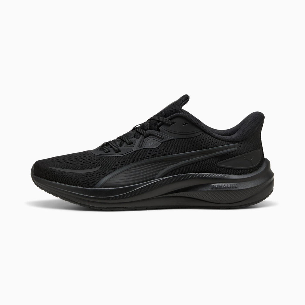 Skyrocket Lite 2 Men's Shoes - PUMA Black-Matte Silver - Side Profile - Lateral