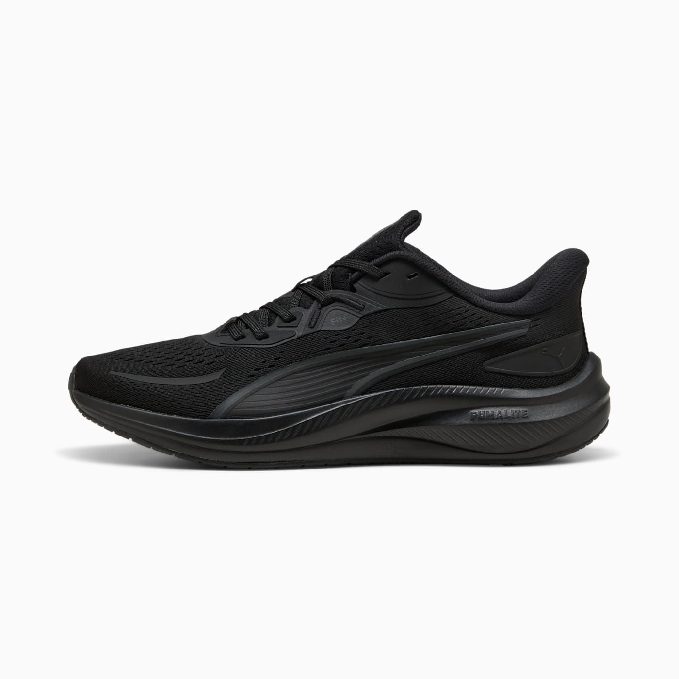 Skyrocket Lite 2 Men's Shoes - PUMA Black-Matte Silver - Side Profile - Lateral