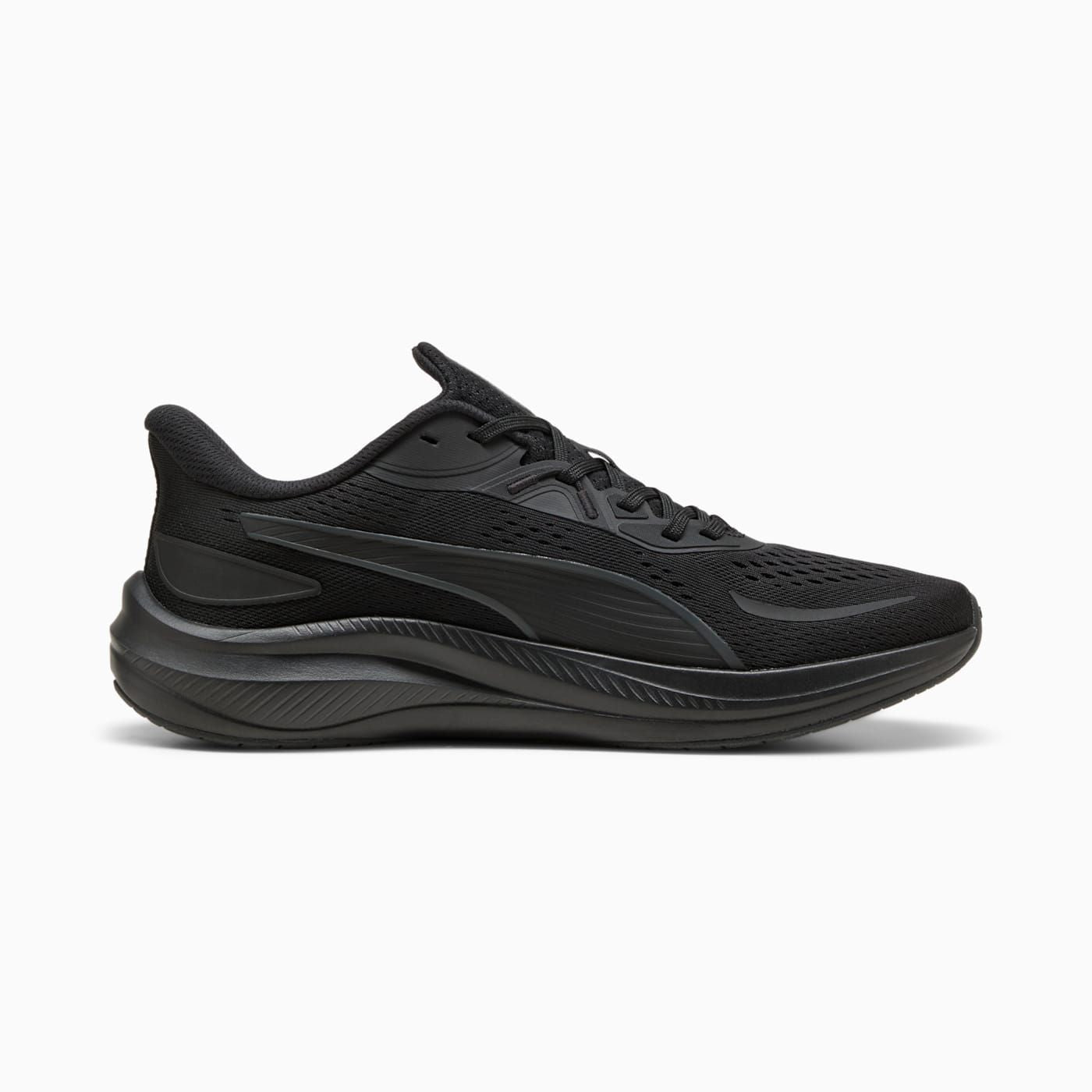 Skyrocket Lite 2 Men's Shoes - PUMA Black-Matte Silver - Side Profile - Medial