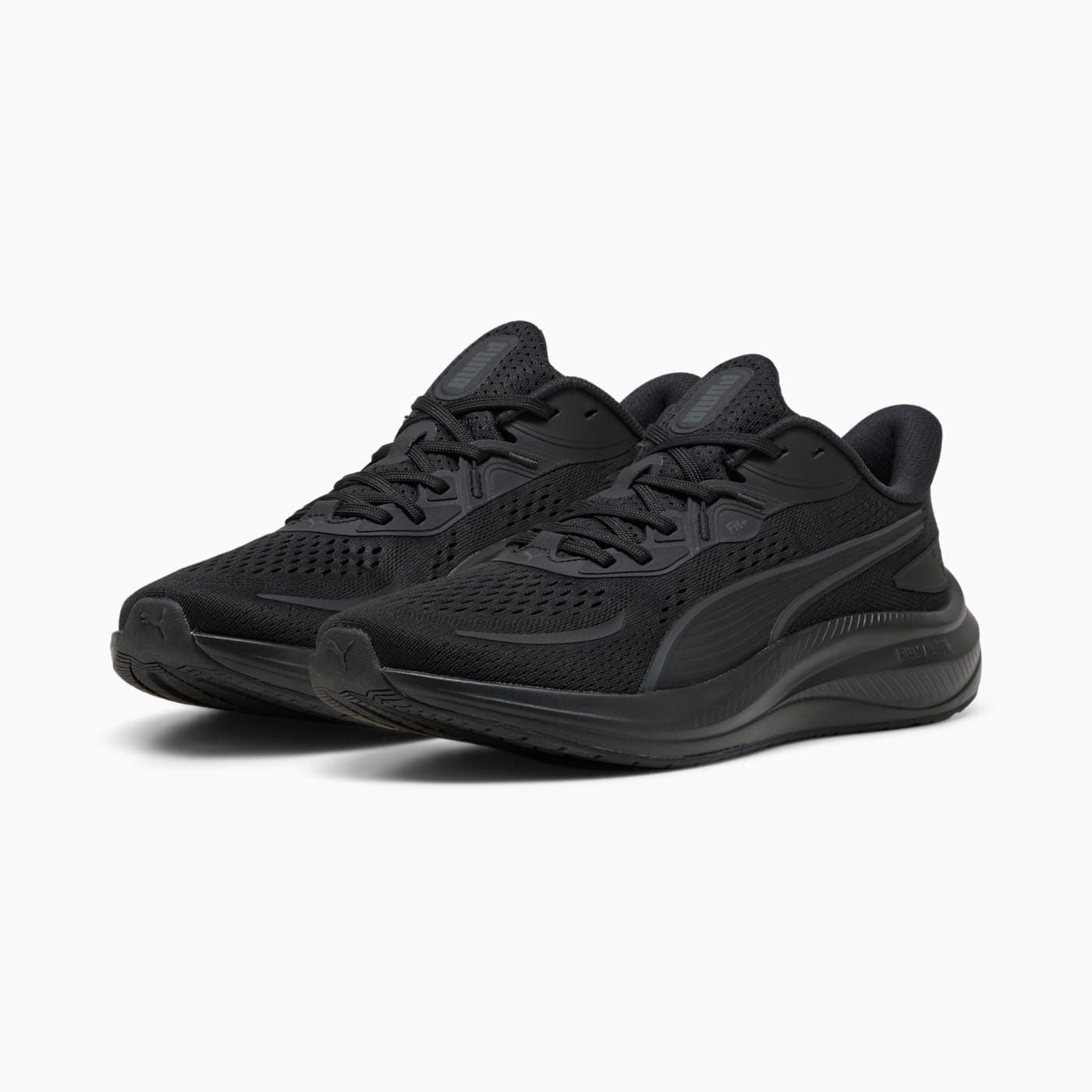 Skyrocket Lite 2 Men's Shoes - PUMA Black-Matte Silver - Clean Studio Shot