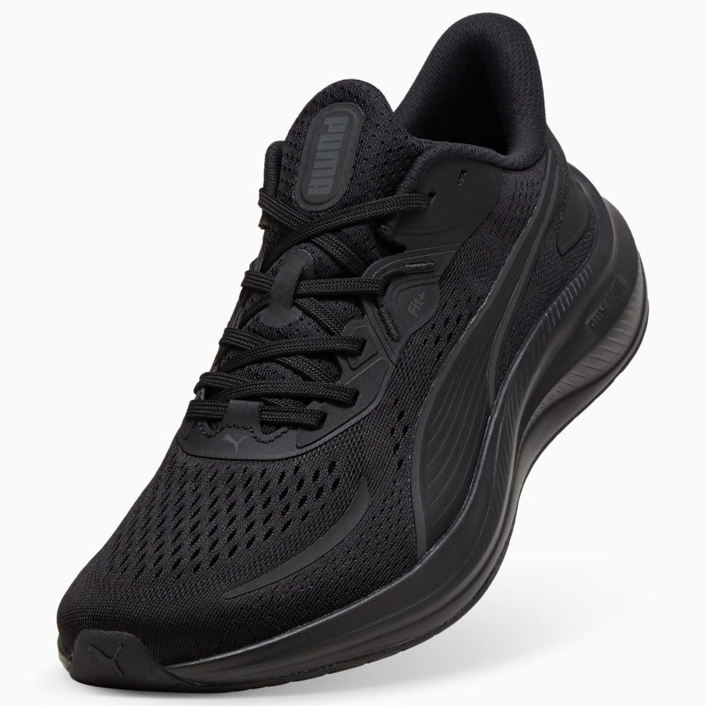 Skyrocket Lite 2 Men's Shoes - PUMA Black-Matte Silver - Angled Studio / Lifestyle Shot