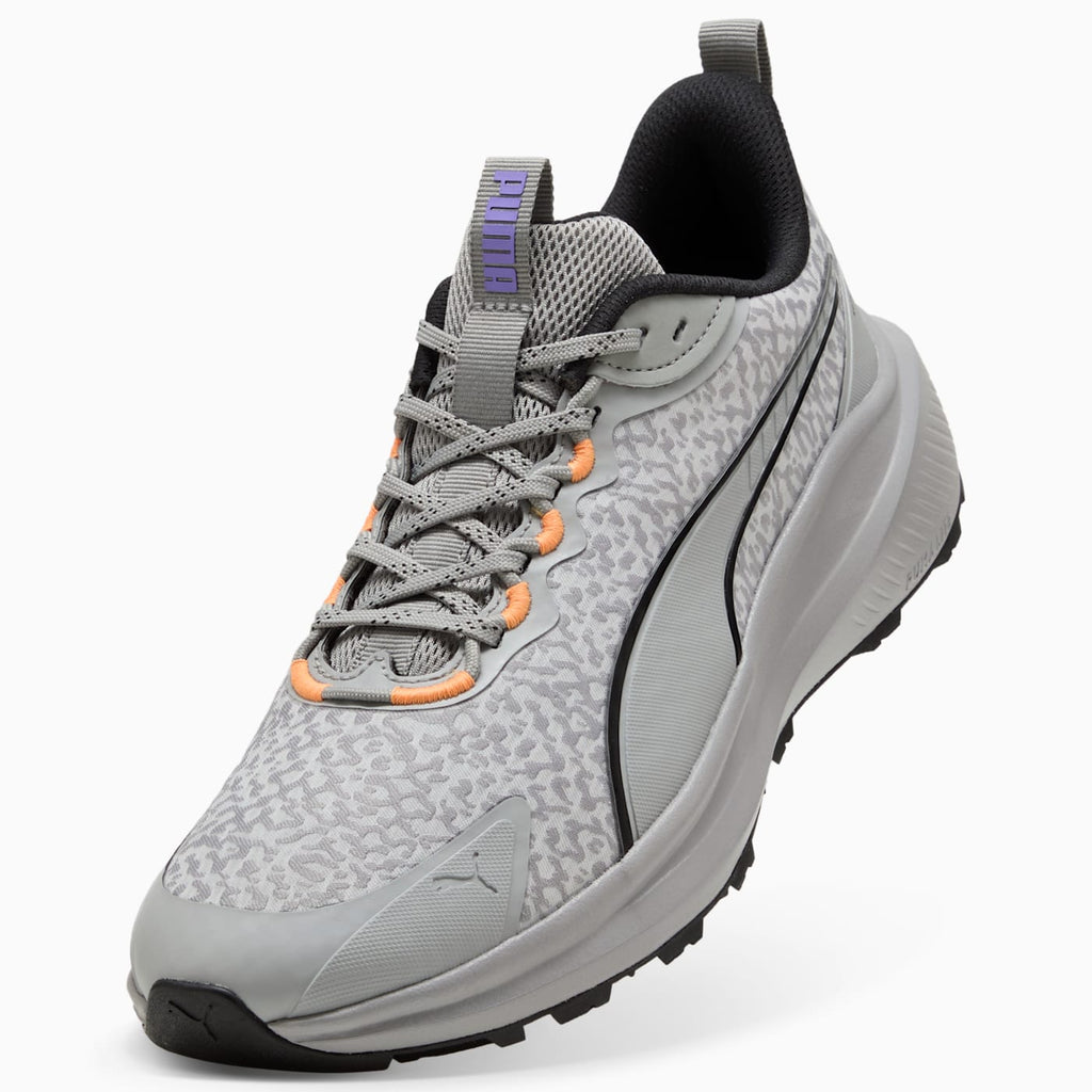 Skyrocket Lite Trail WTR Gray Echo-PUMA - Angled Studio / Lifestyle Shot