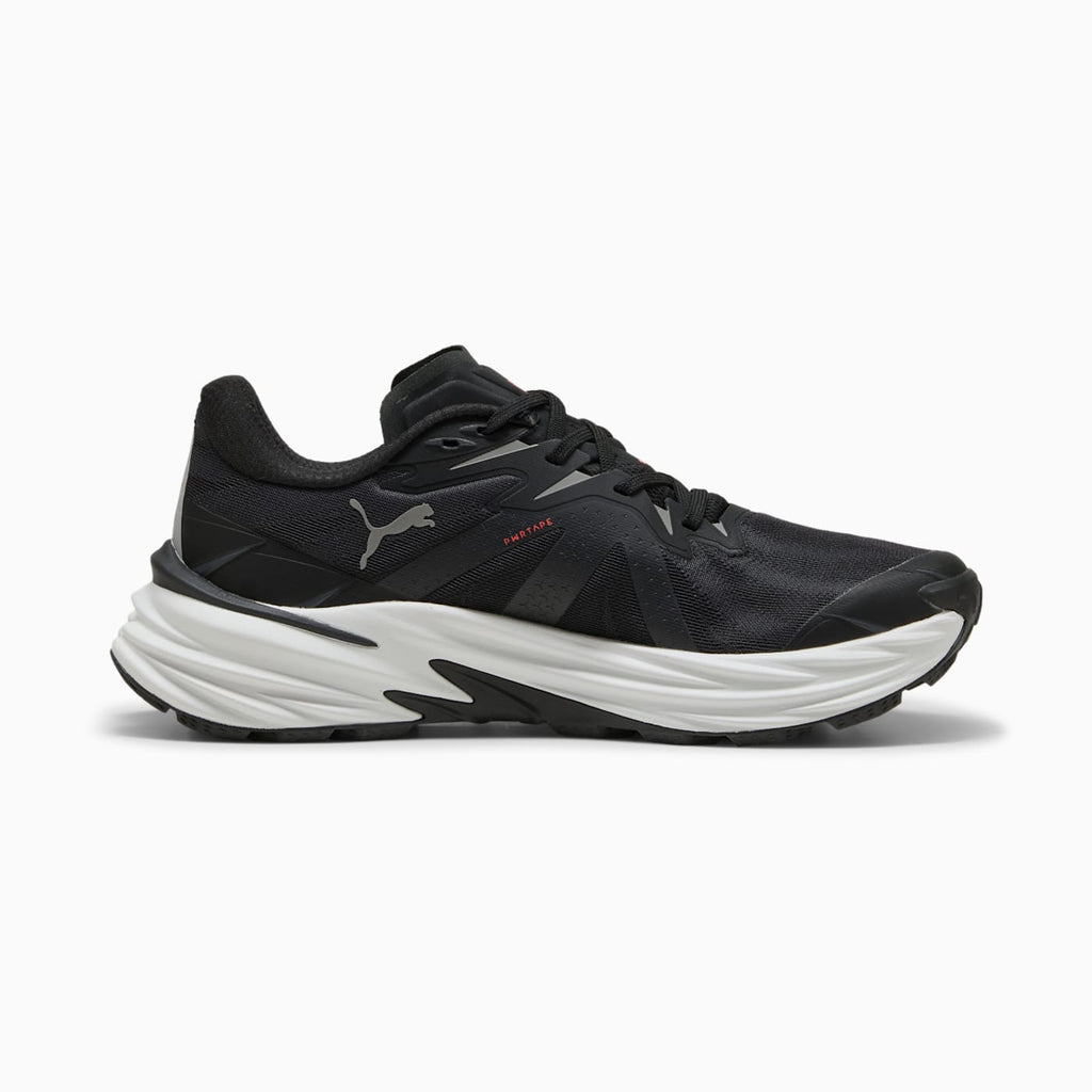 Fast-Trac NITRO 4 Men's Shoes - PUMA Black-Cast Iron-R - Side Profile - Medial