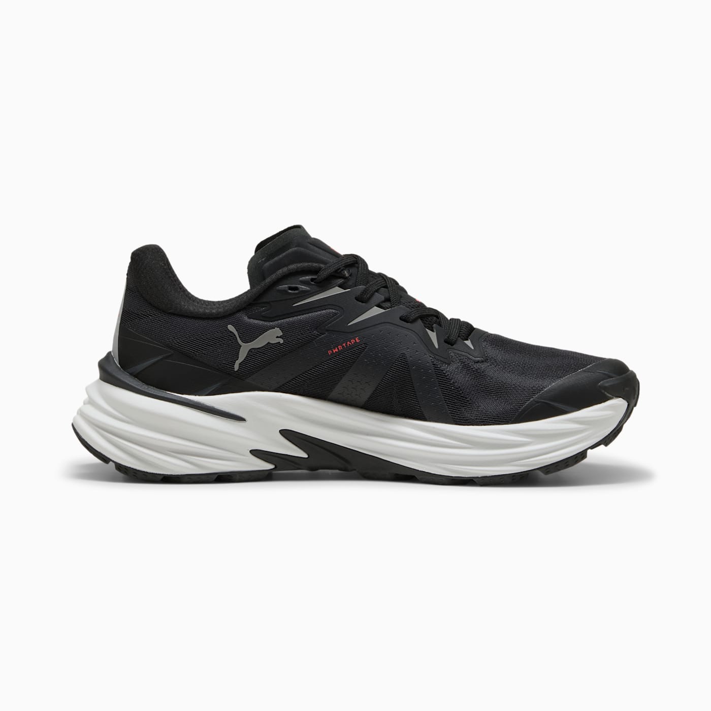 Fast-Trac NITRO 4 Men's Shoes - PUMA Black-Cast Iron-R - Side Profile - Medial