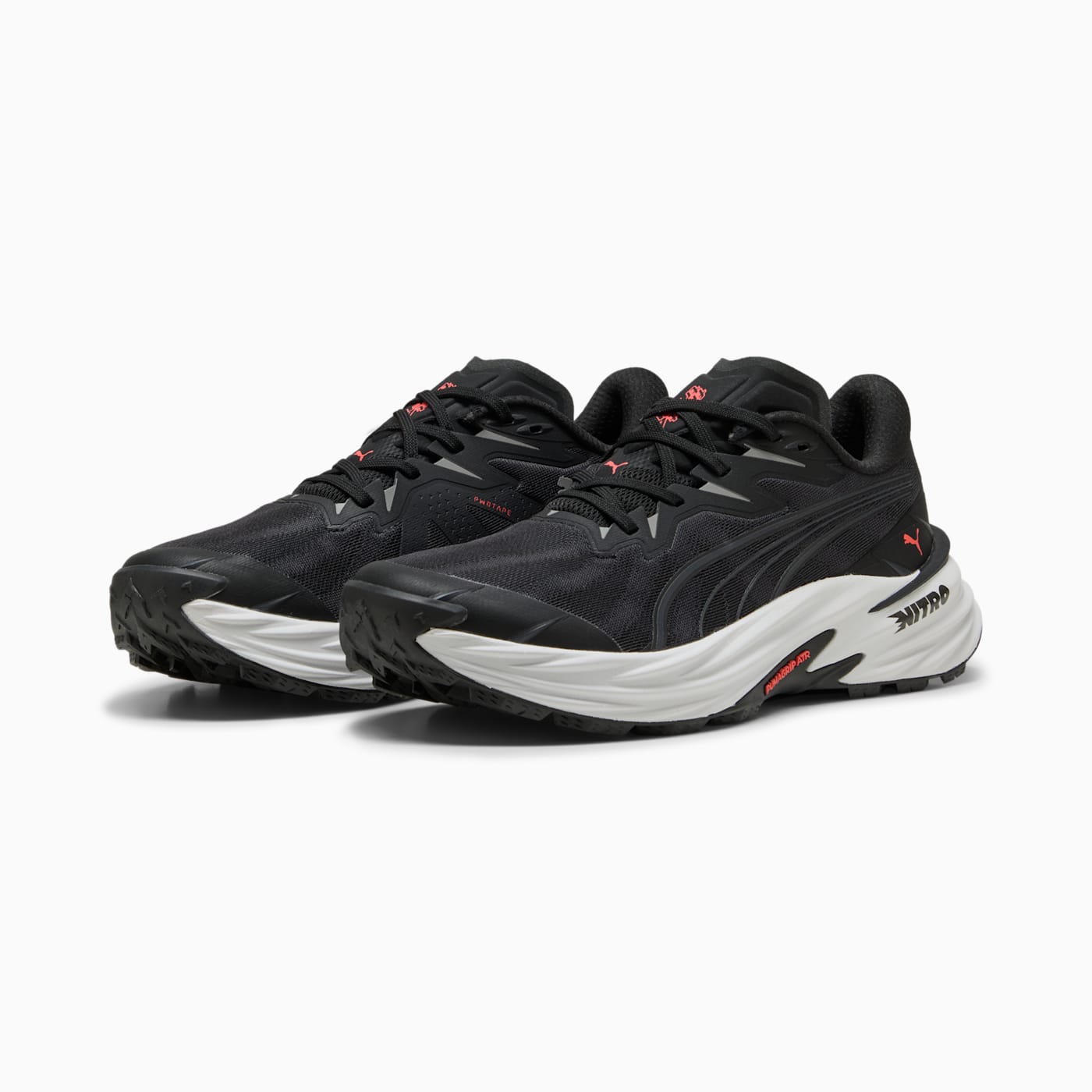 Fast-Trac NITRO 4 Men's Shoes - PUMA Black-Cast Iron-R - Clean Studio Shot