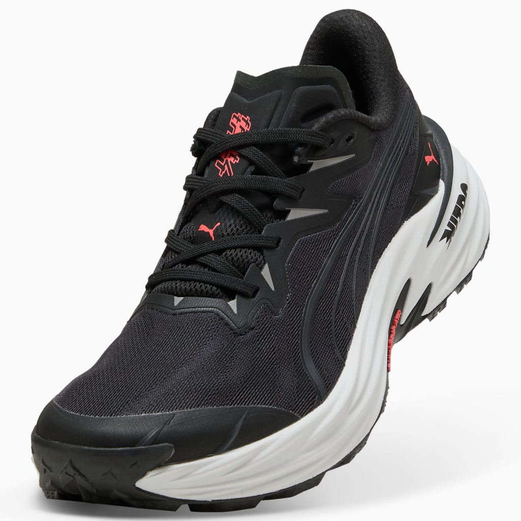 Fast-Trac NITRO 4 Men's Shoes - PUMA Black-Cast Iron-R - Angled Studio / Lifestyle Shot