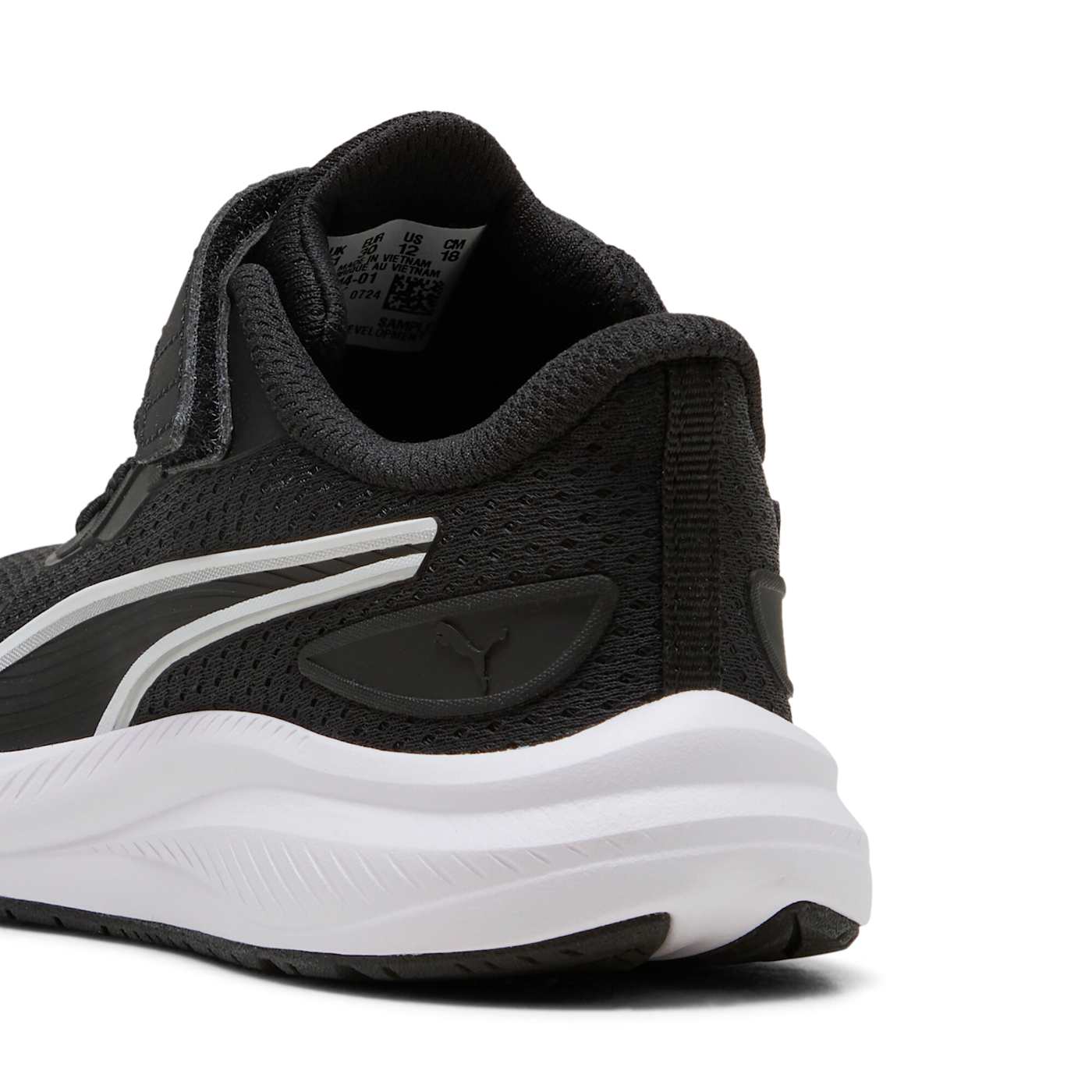 Skyrocket 2 AC+ Kids' Shoes - PUMA Black-PUMA White - Back / Heel View