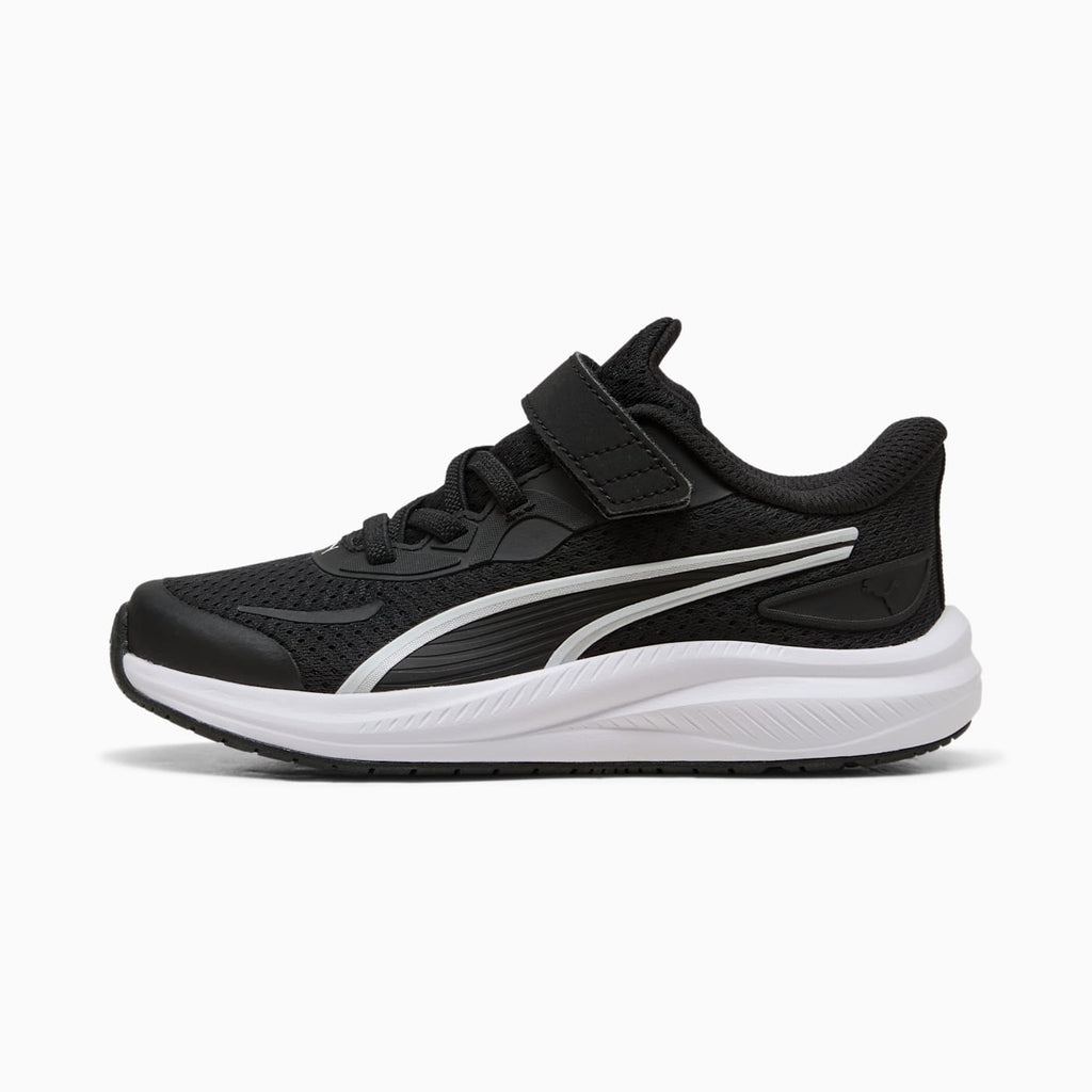 Skyrocket 2 AC+ Kids' Shoes - PUMA Black-PUMA White - Side Profile - Lateral