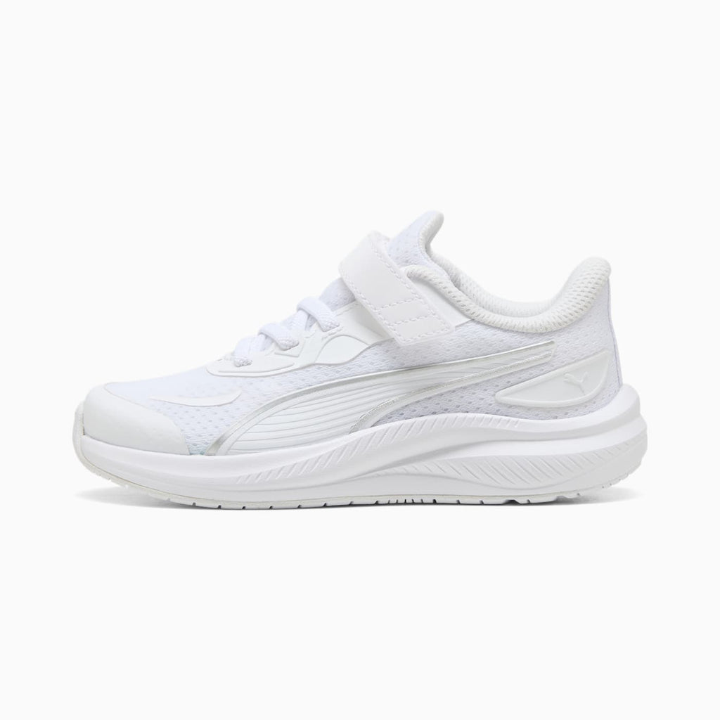 Skyrocket 2 AC+ Kids' Shoes - PUMA White - Side Profile - Lateral