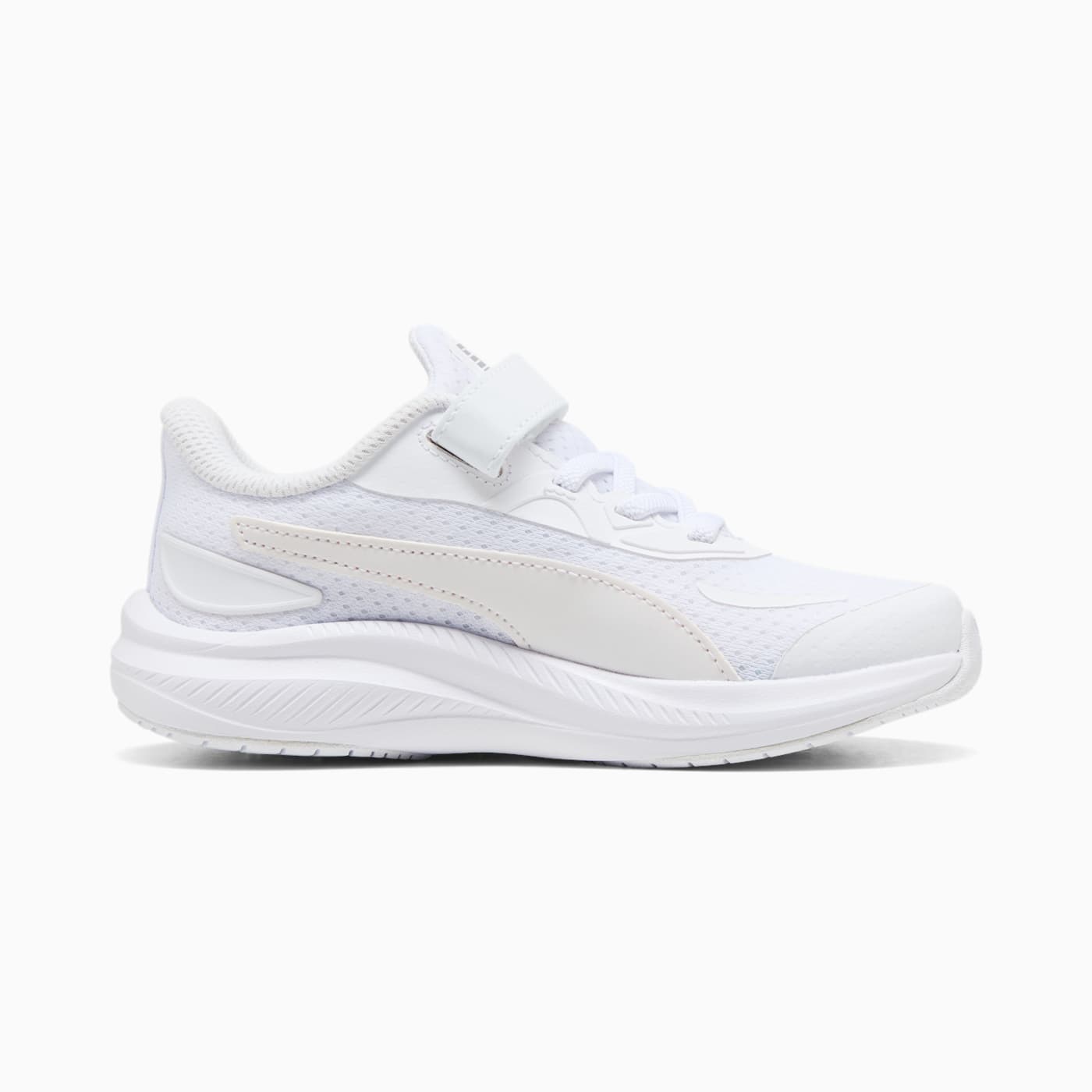 Skyrocket 2 AC+ Kids' Shoes - PUMA White - Side Profile - Medial