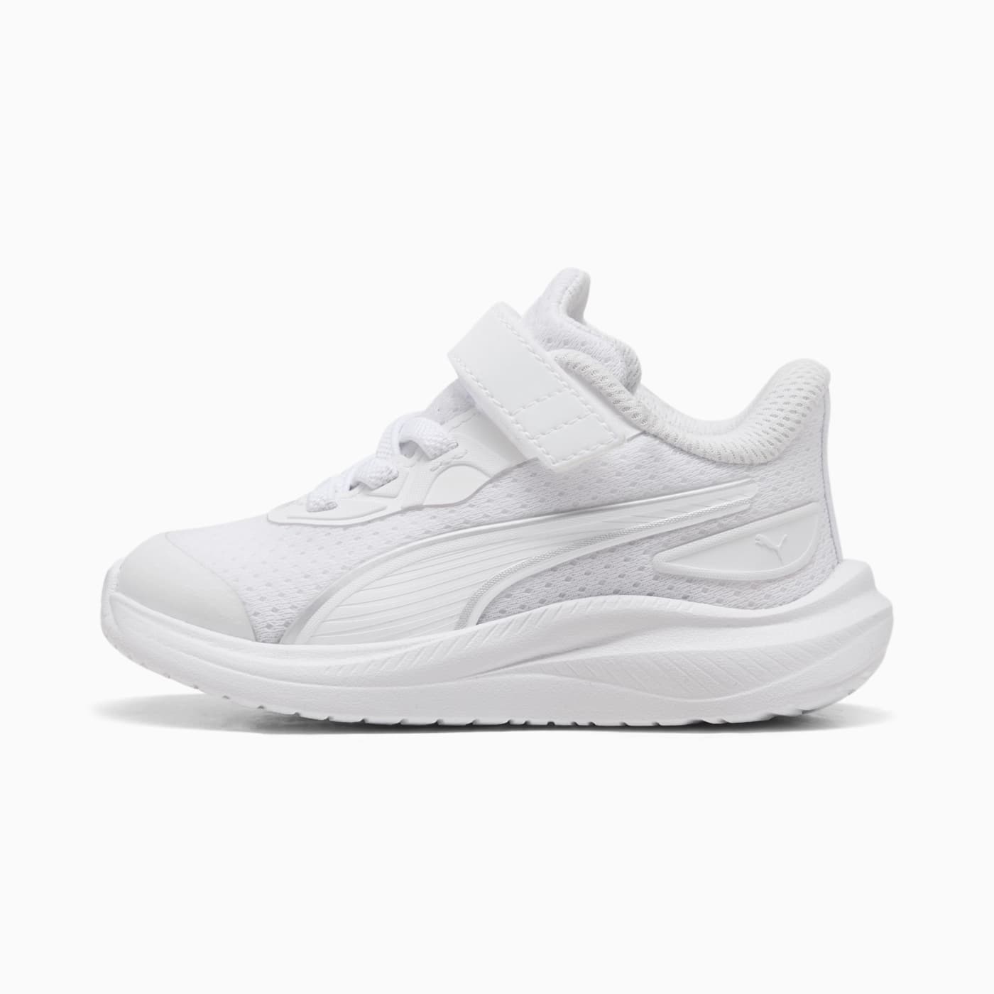 Skyrocket 2 AC+ Infant Shoes - PUMA White - Side Profile - Lateral