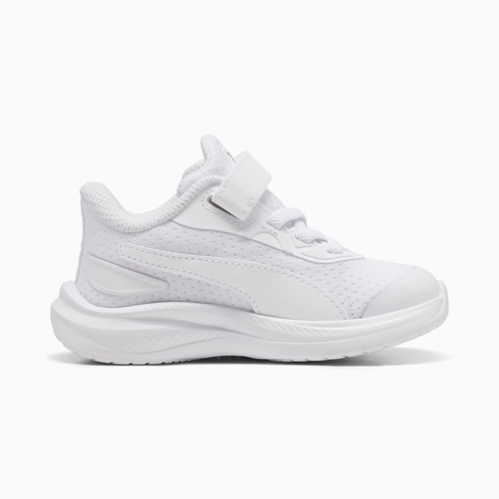 Skyrocket 2 AC+ Infant Shoes - PUMA White - Side Profile - Medial