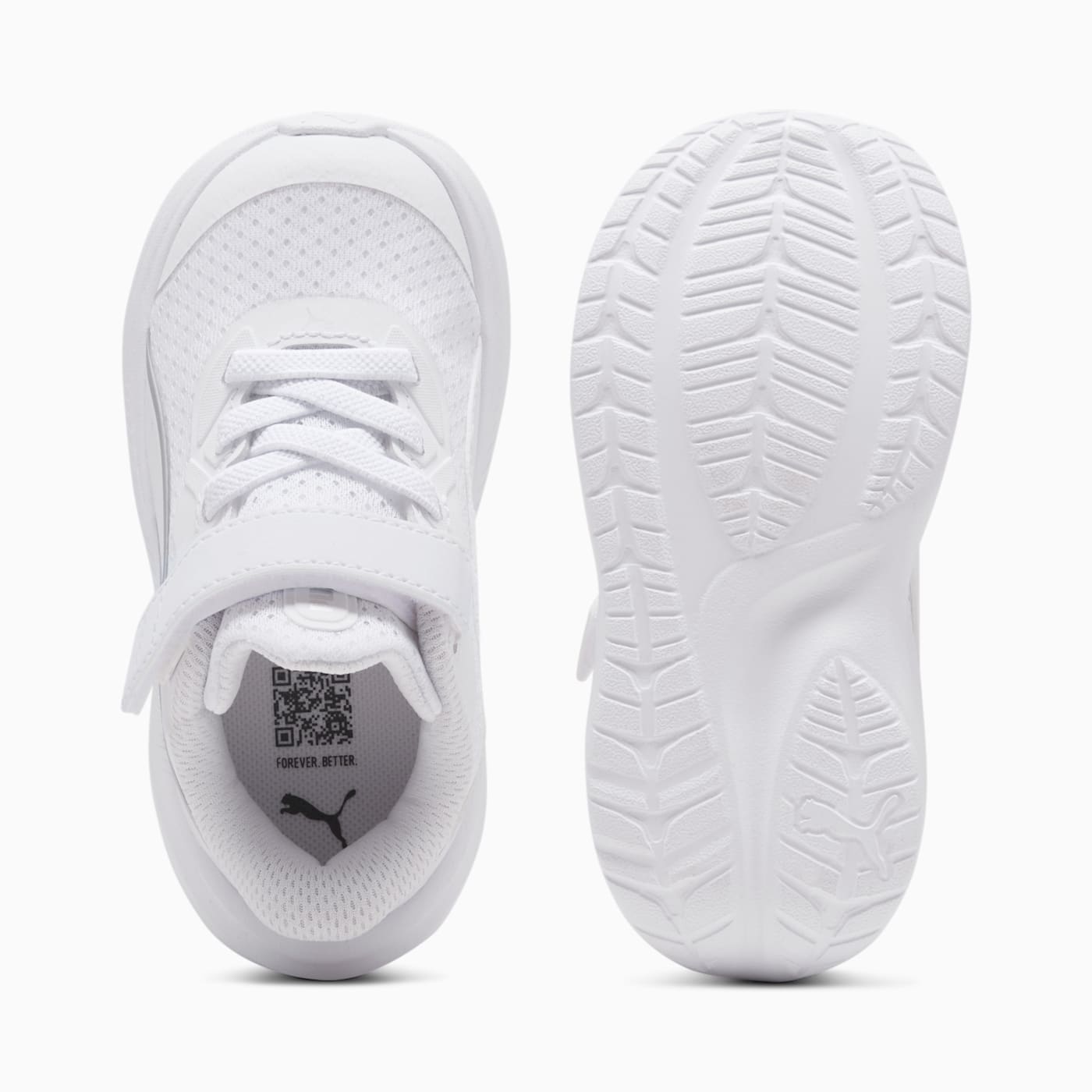 Skyrocket 2 AC+ Infant Shoes - PUMA White - Top View and Outsole