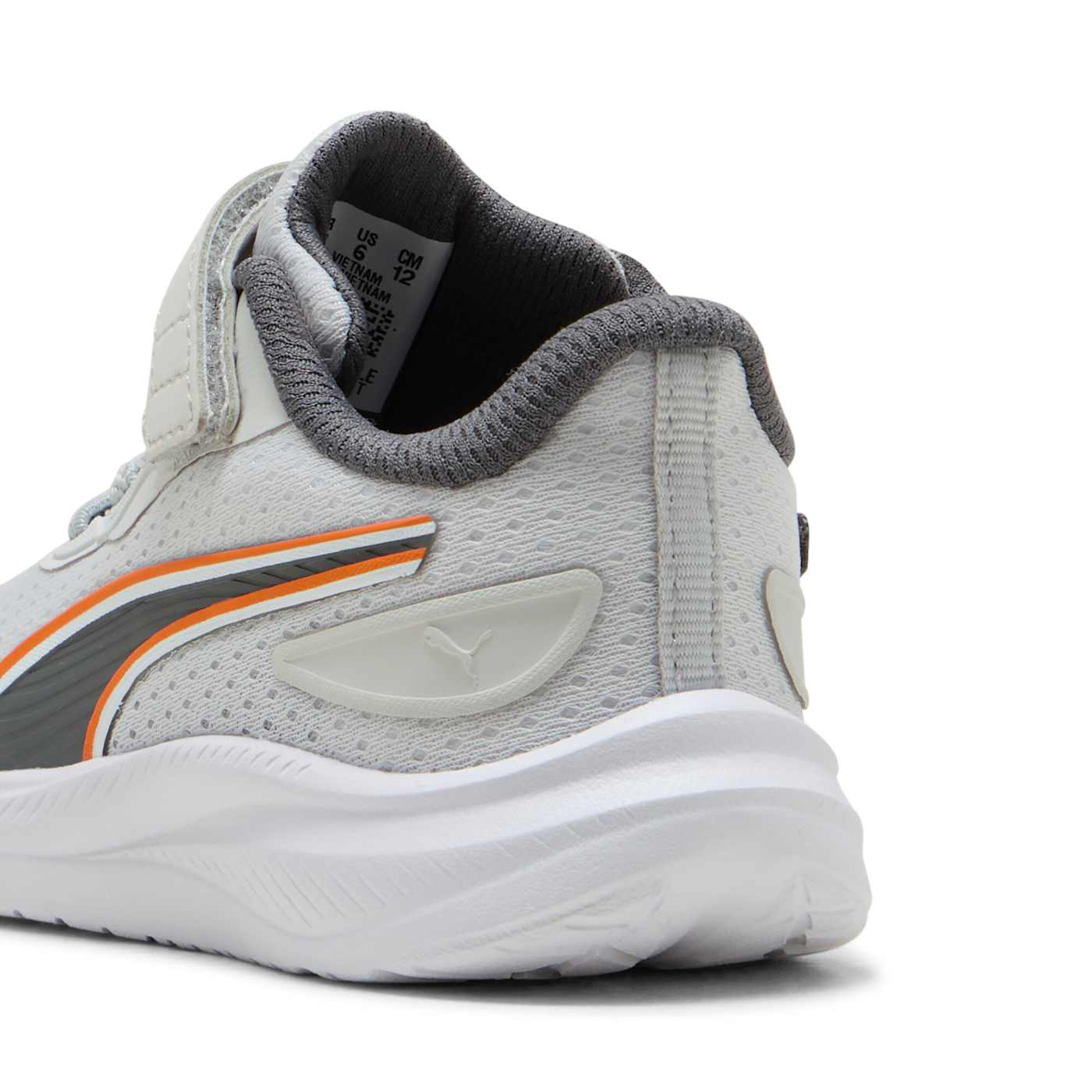 Skyrocket 2 AC+ Infant Shoes - Glacial Gray-PUMA Wh - Back / Heel View