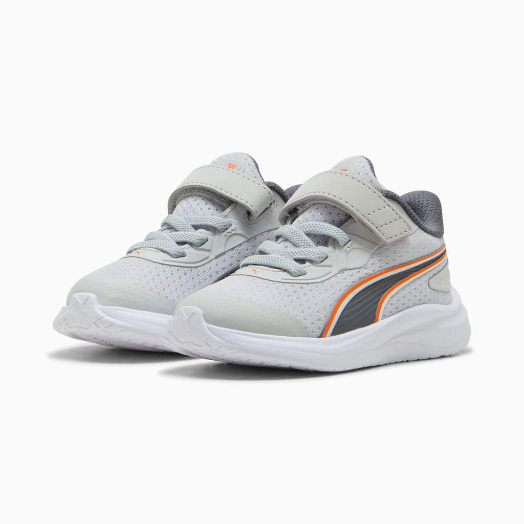 Skyrocket 2 AC+ Infant Shoes - Glacial Gray-PUMA Wh - Clean Studio Shot