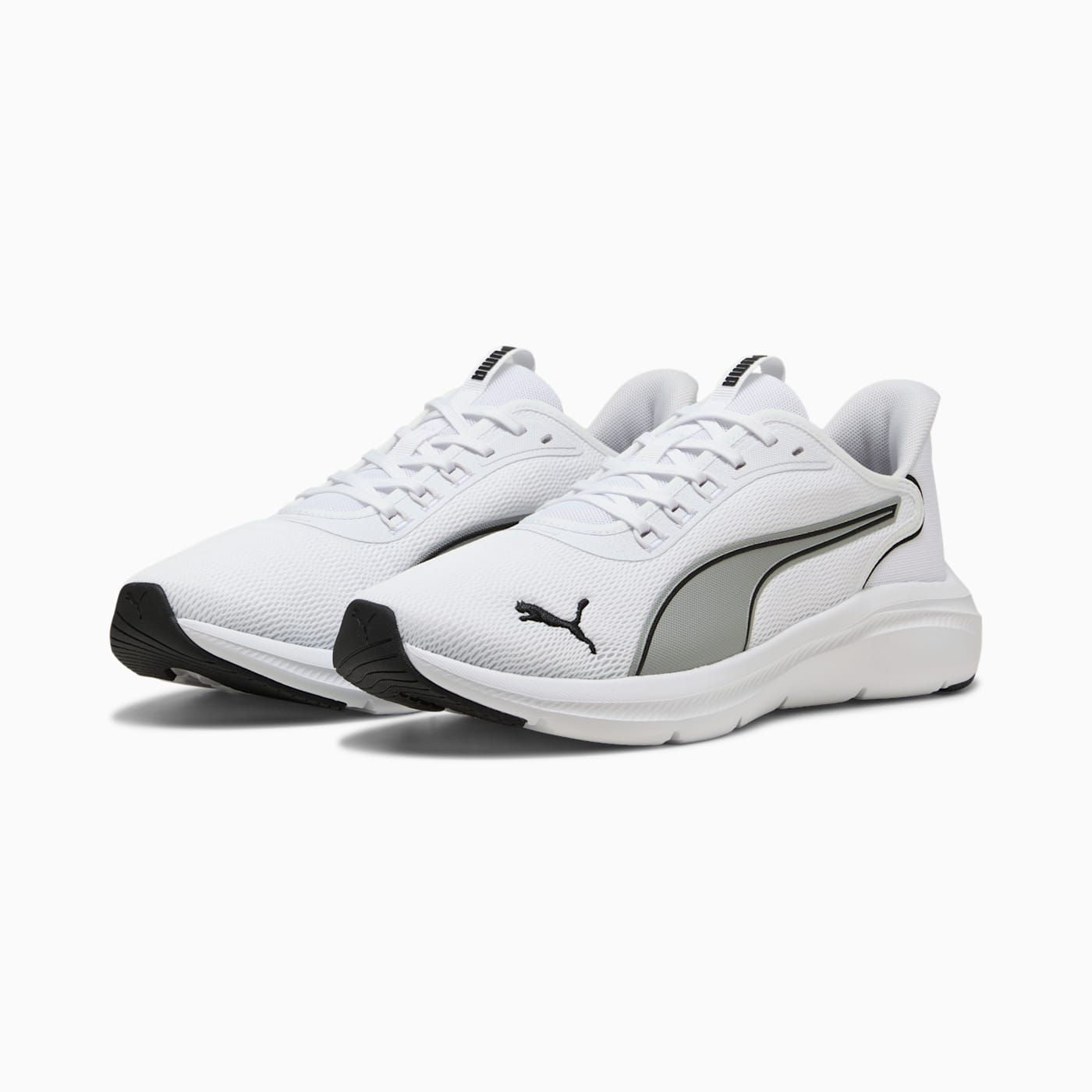 Softride Exo Flex Men's Shoes - PUMA White-PUMA Black - Clean Studio Shot
