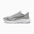 Softride Exo Flex Men's Shoes - Gray Echo-PUMA Black-P - Side Profile - Lateral