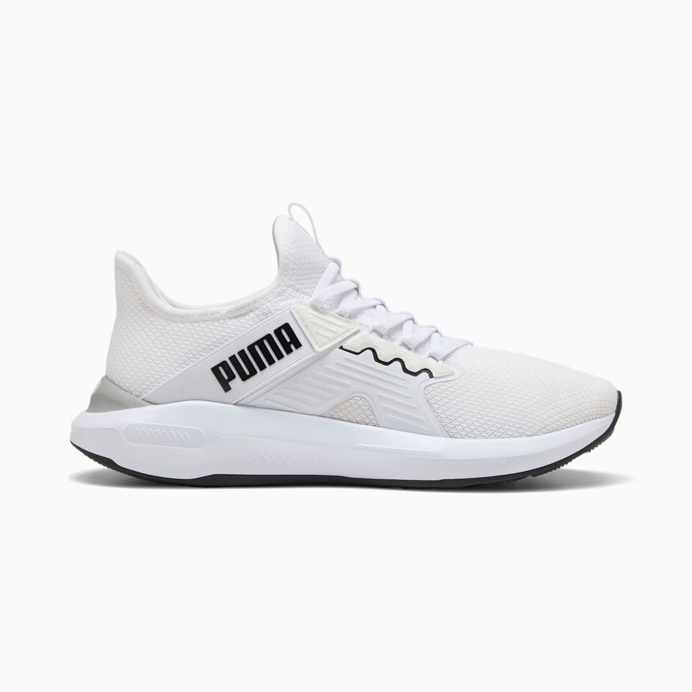 Softride Enzo 5 Slip Tech Men's Shoes - PUMA White-PUM - Side Profile - Medial