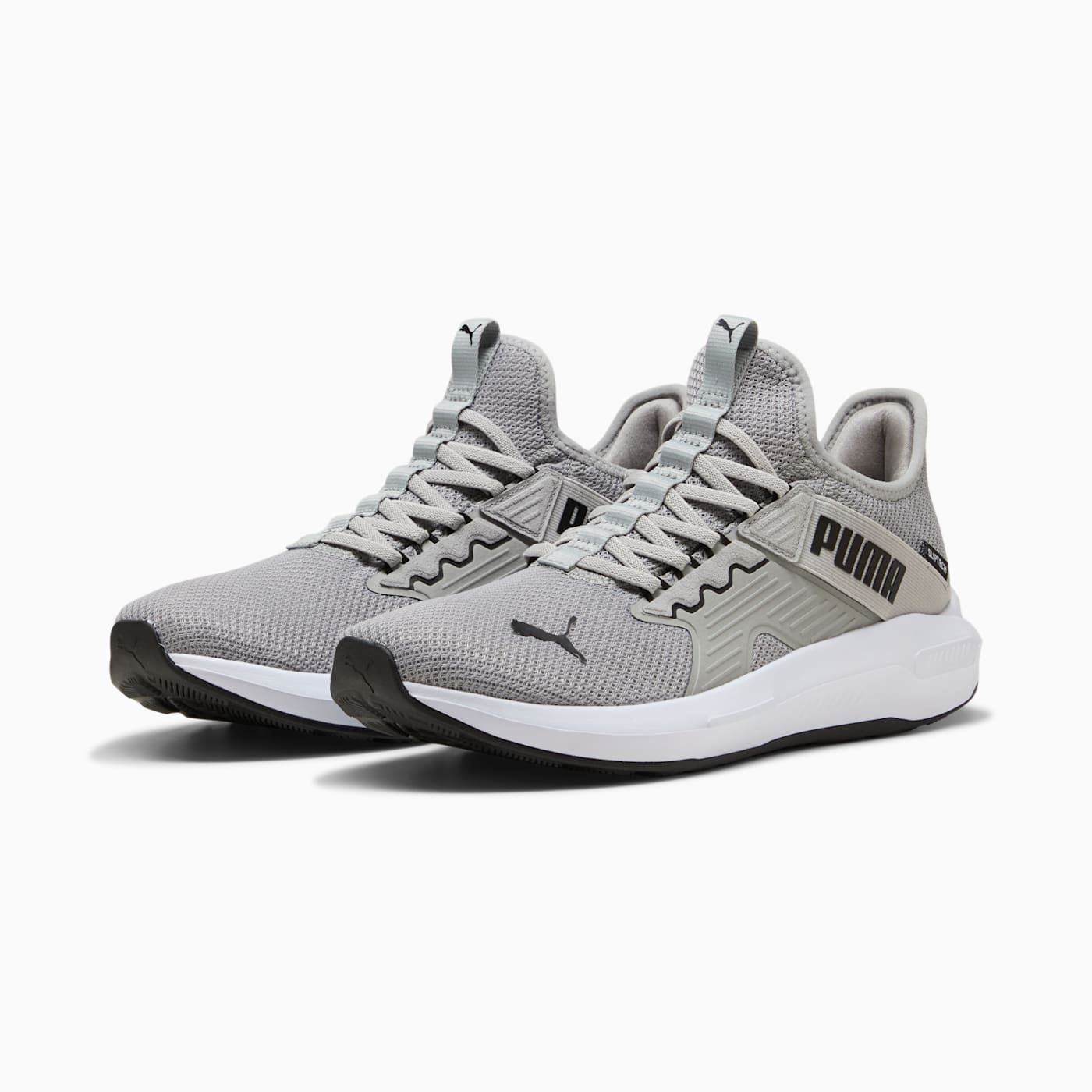 Softride Enzo 5 Slip Tech Men's Shoes - Gray Echo-PUMA - Clean Studio Shot