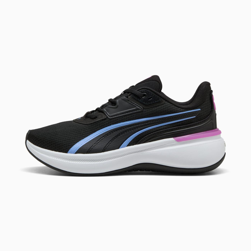 Softride Exo Women's Shoes - PUMA Black-Intense Lave - Side Profile - Lateral