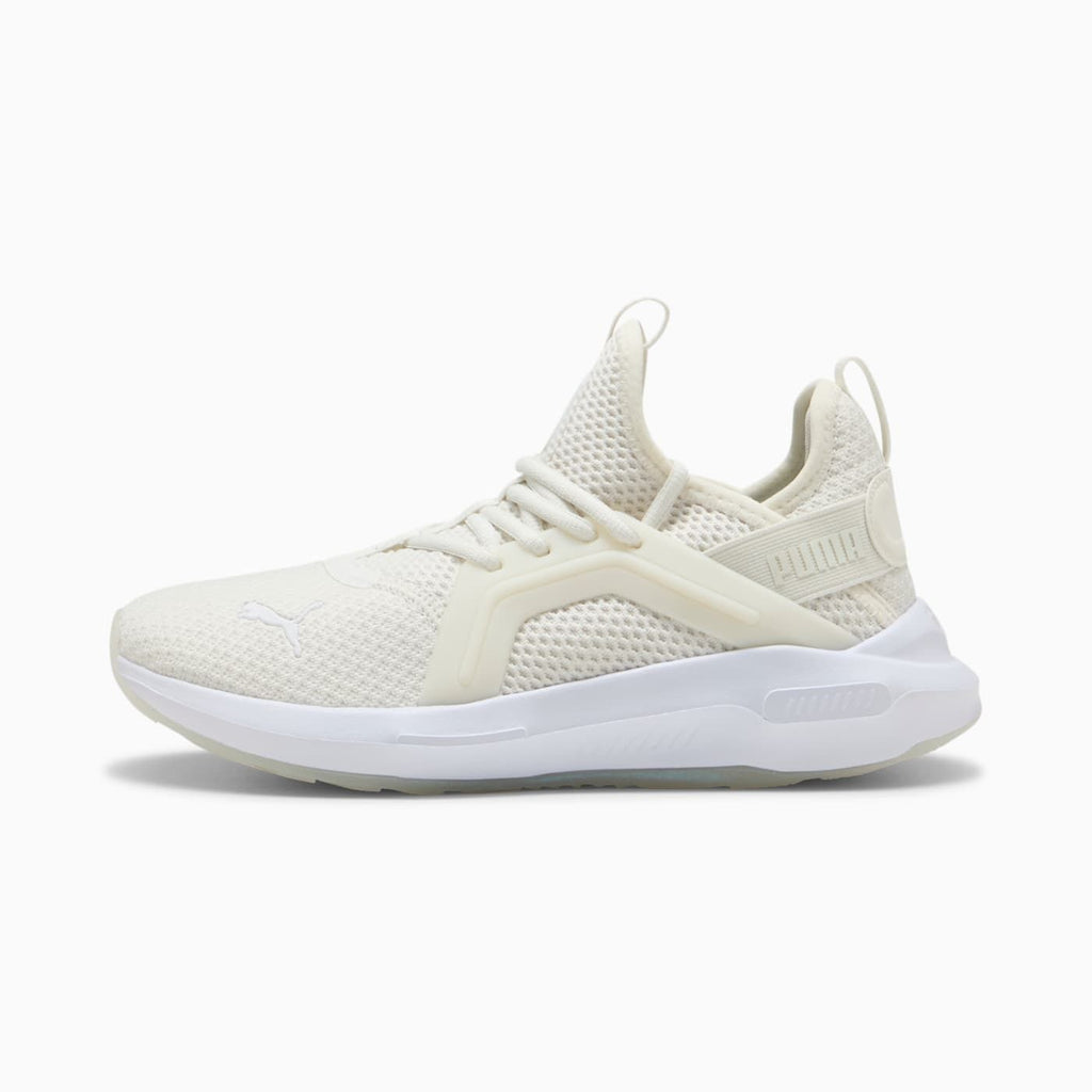Softride Enzo 5 Shine Women's Shoes - Warm White-PUM - Side Profile - Lateral