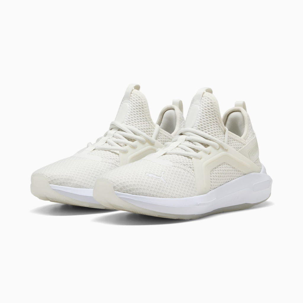 Softride Enzo 5 Shine Women's Shoes - Warm White-PUM - Clean Studio Shot