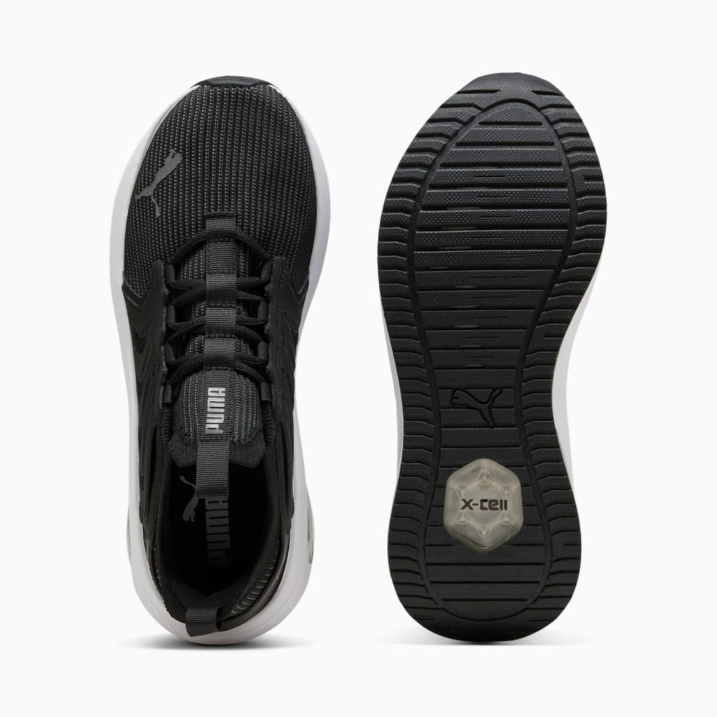 Ayro Street Men's Shoes - PUMA Black-Cool Dark Gray-PU - Top View and Outsole