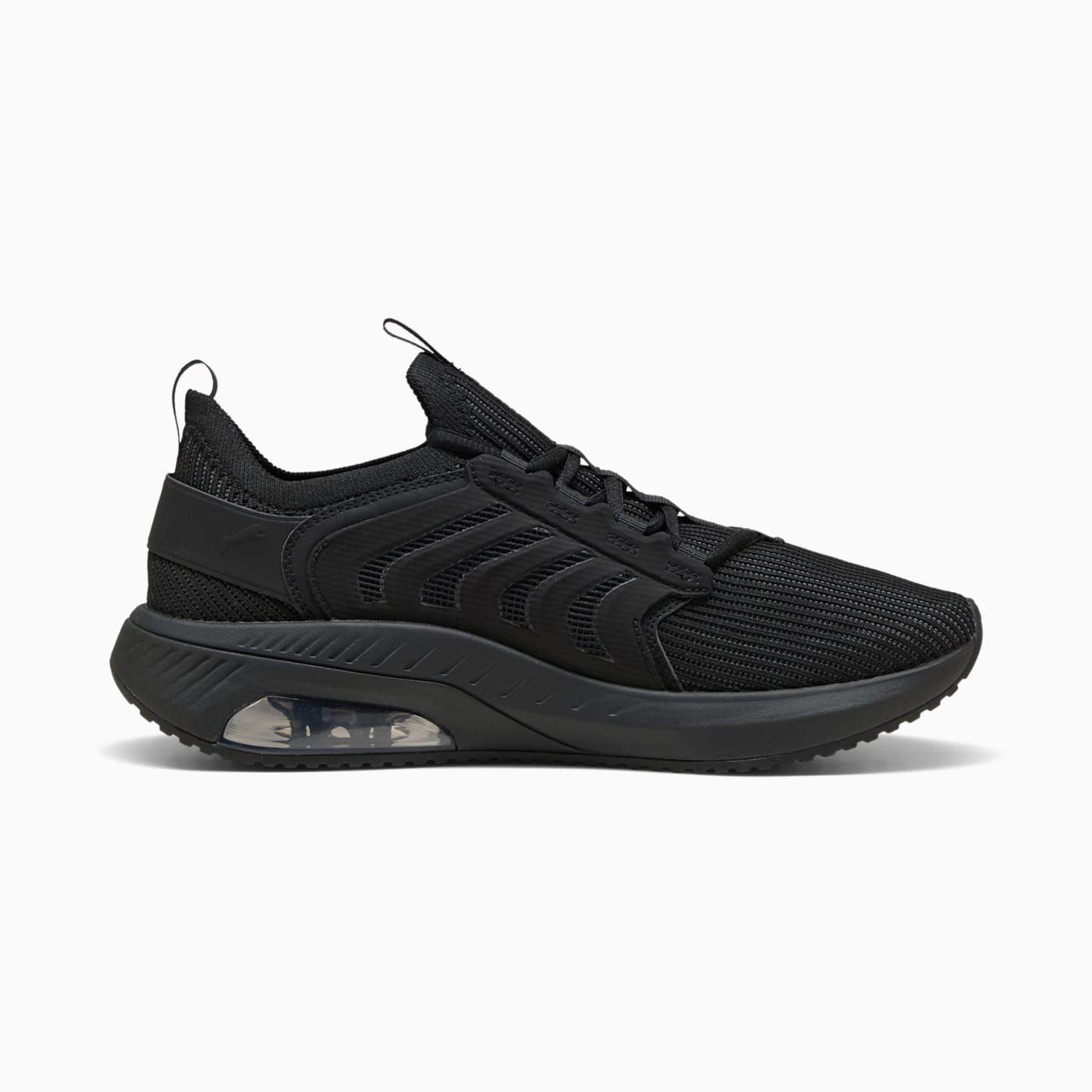 Ayro Street Men's Shoes - PUMA Black-Shadow Gray - Side Profile - Medial