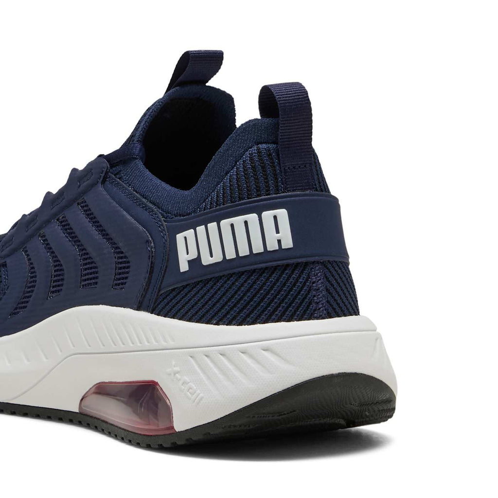 Ayro Street Men's Shoes - PUMA Navy-PUMA Red-PUMA Whit - Back / Heel View