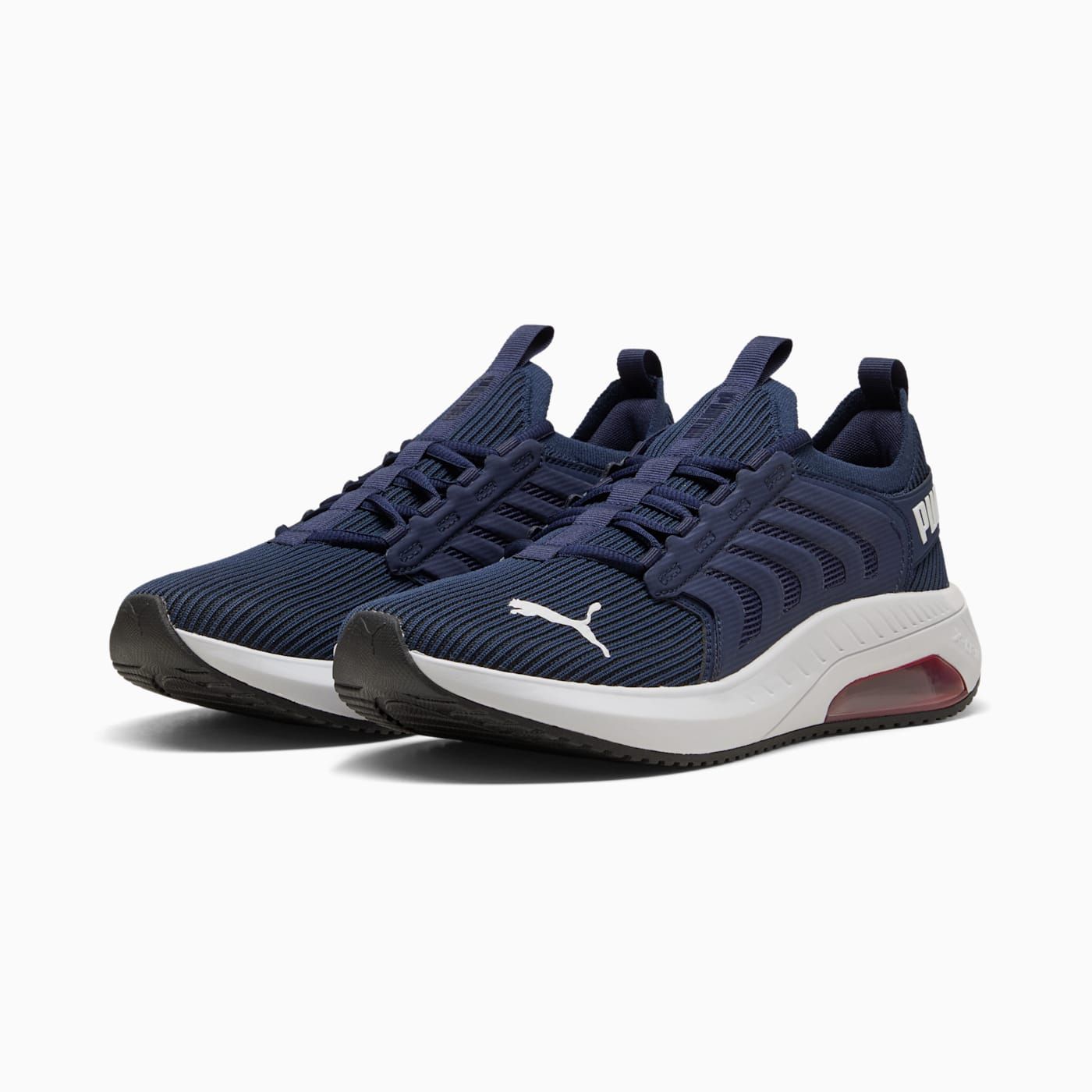 Ayro Street Men's Shoes - PUMA Navy-PUMA Red-PUMA Whit - Clean Studio Shot