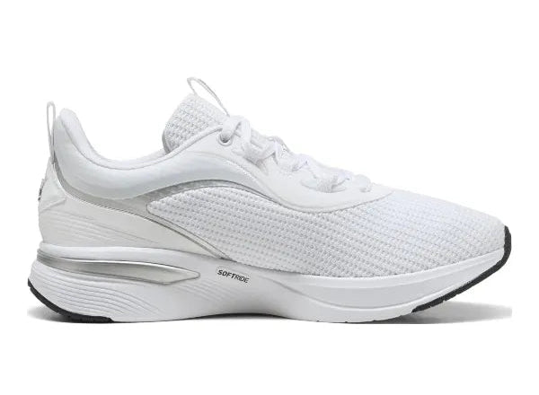 PUMA SOFTRIDE Charm Sneakers-PUMA White-PUMA Silver-PUMA Black view 1