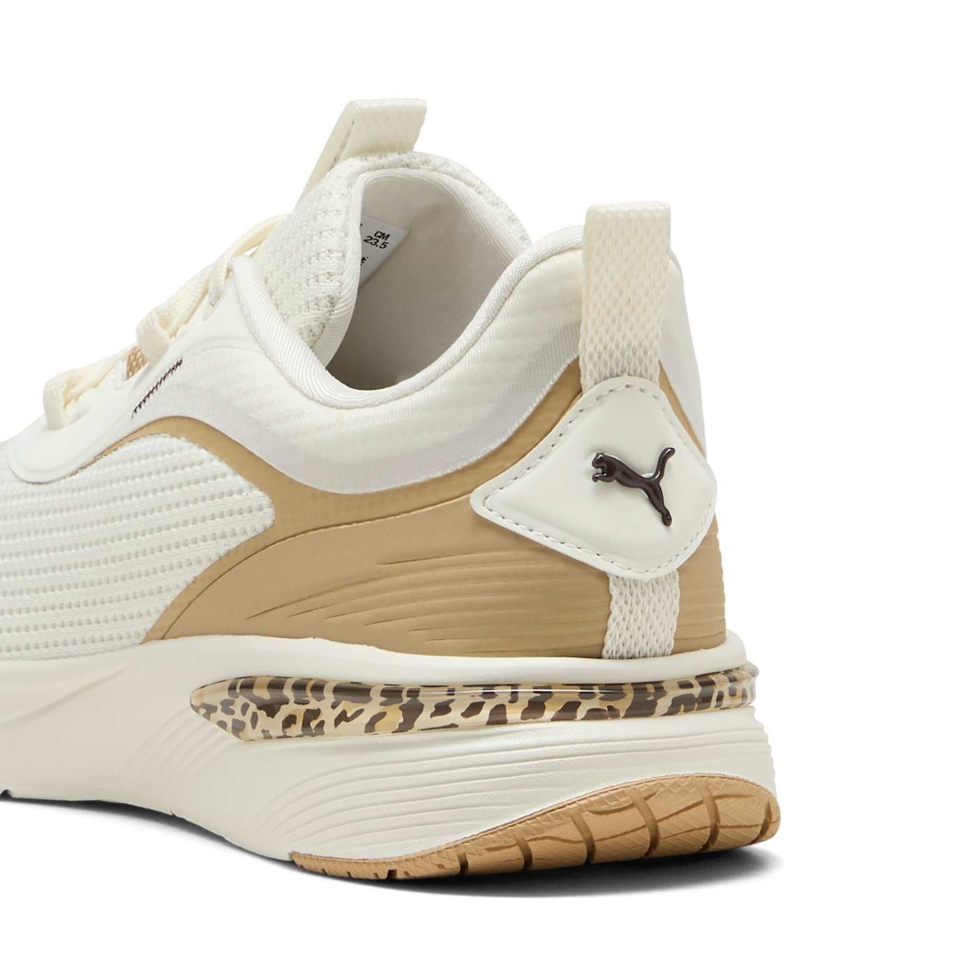 Softride Charm Animal Women's Shoes - Warm White-Cho - Back / Heel View