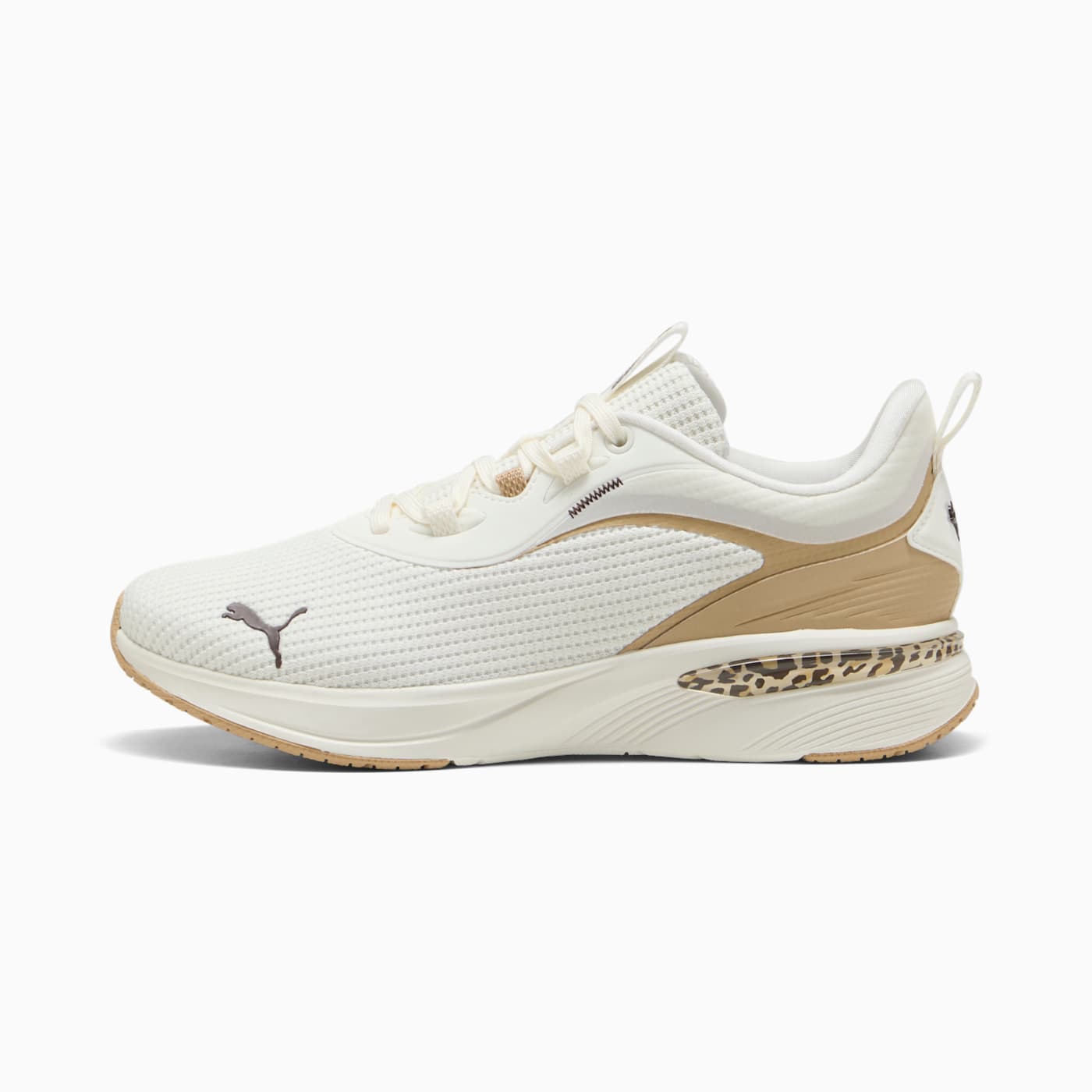 Softride Charm Animal Women's Shoes - Warm White-Cho - Side Profile - Lateral