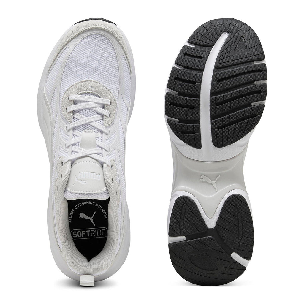 PUMA Softride Escalate 31316802 White Feather Gray Black multi-angle view 3