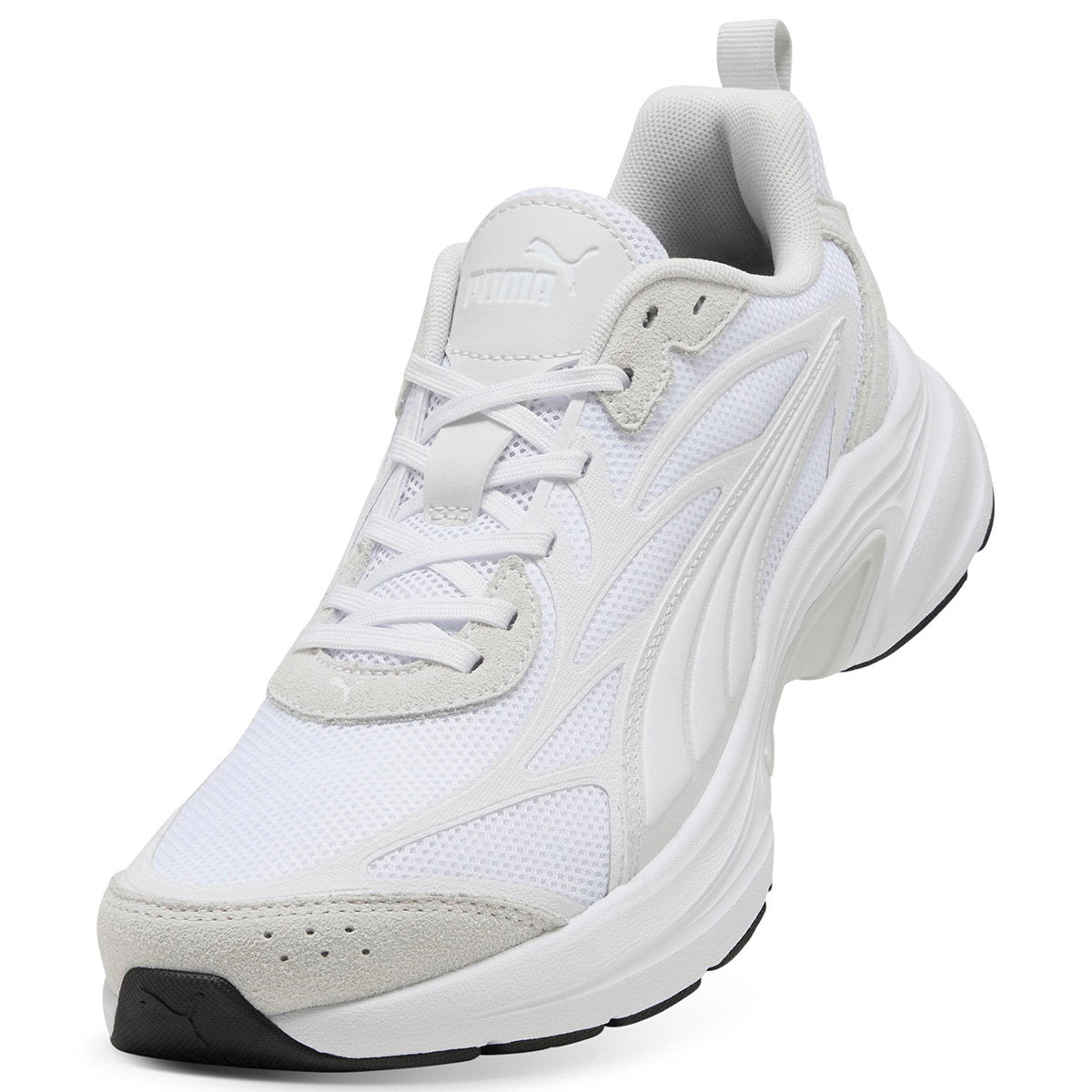 PUMA Softride Escalate 31316802 White Feather Gray Black multi-angle view 4