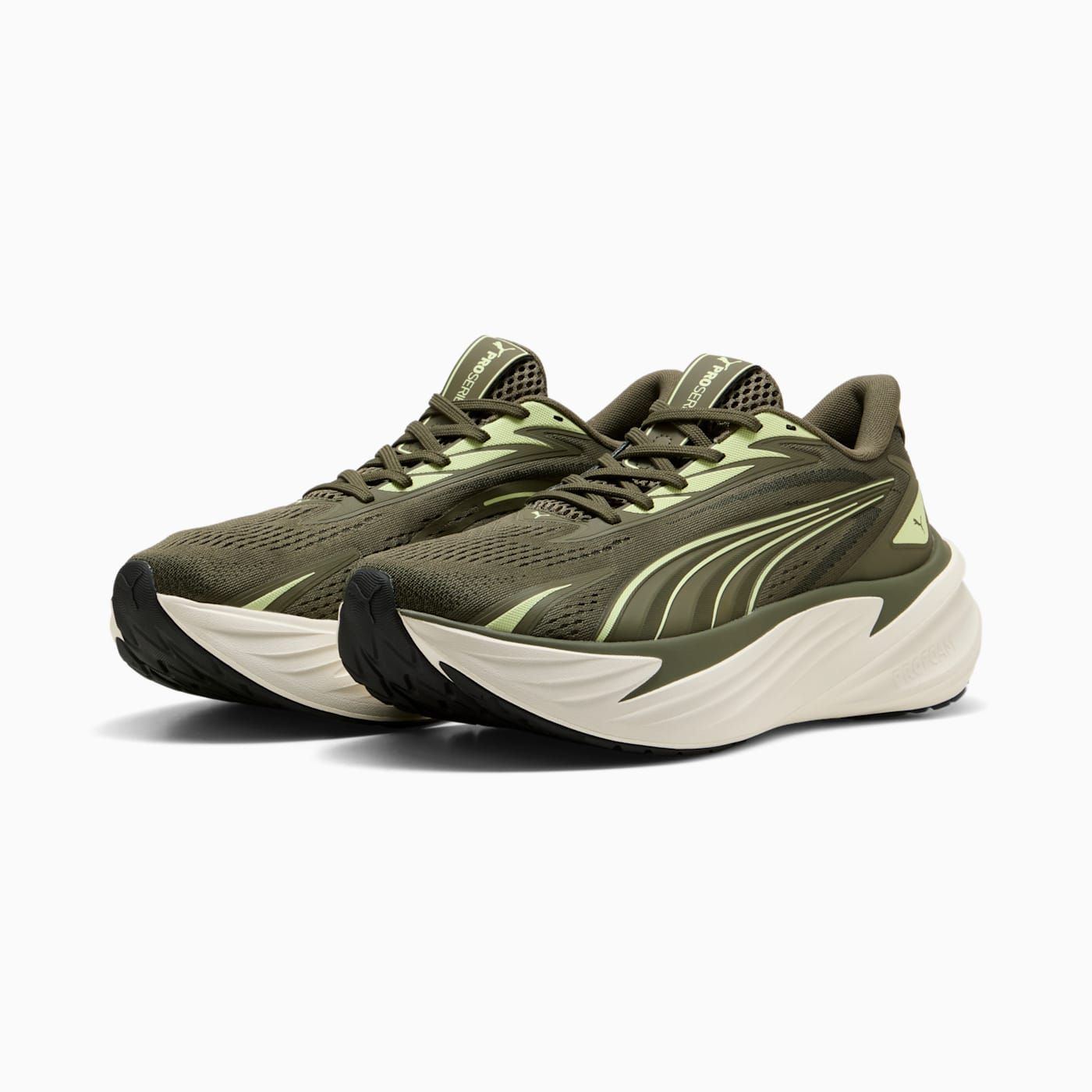 Maxima Pro Men's Shoes - Loden Green-Apple Spritz - Clean Studio Shot
