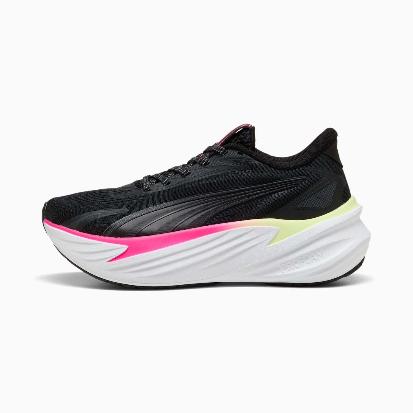 Maxima Pro Women's Shoes - PUMA Black-PUMA Silver - Side Profile - Lateral