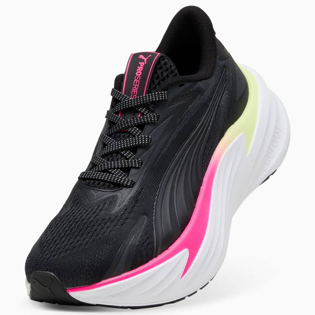 Maxima Pro Women's Shoes - PUMA Black-PUMA Silver - Angled Studio / Lifestyle Shot