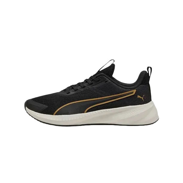 PUMA Flyer Lite 4 Running Shoes-PUMA Black-Matte Gold-Vapor Gray view 1