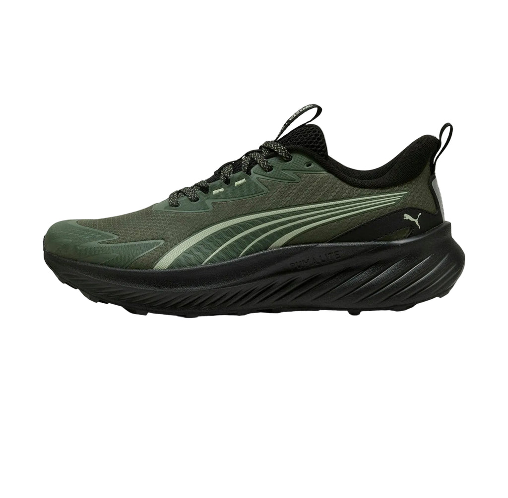 PUMA Pounce Lite 2 Trail Running Shoes-Moss Veil-Soft Grass-PUMA Black view 2