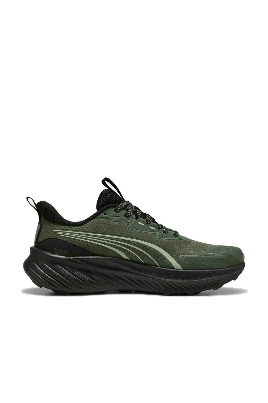 PUMA Pounce Lite 2 Trail Running Shoes-Moss Veil-Soft Grass-PUMA Black view 4
