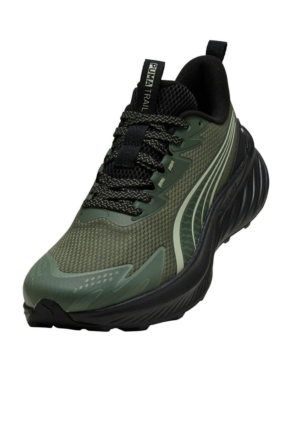 PUMA Pounce Lite 2 Trail Running Shoes-Moss Veil-Soft Grass-PUMA Black view 5