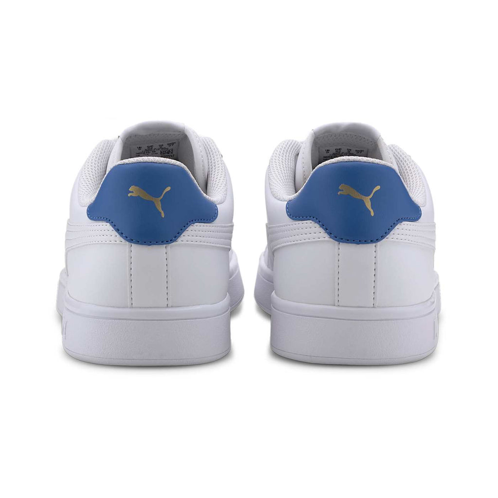 Smash v2 L White-Palace Blue-P - Back / Heel View