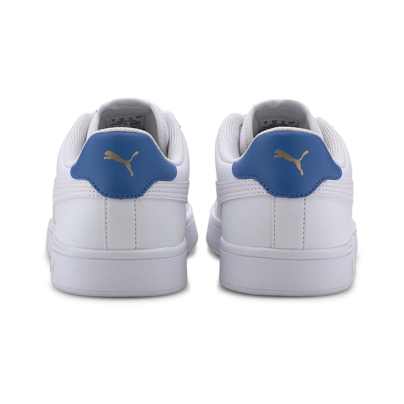 Smash v2 L White-Palace Blue-P - Back / Heel View